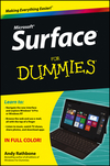 Surface For Dummies (1118496345) cover image Surface For Dummies (1118496345) cover image