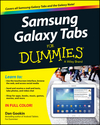 Samsung Galaxy Tabs For Dummies (1118772946) cover image Samsung Galaxy Tabs For Dummies (1118772946) cover image
