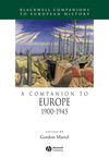 A Companion to Europe, 1900 - 1945 (1405106646) cover image