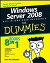 Windows Server 2008 All-In-One Desk Reference For Dummies (0470180447) cover image Windows Server 2008 All-In-One Desk Reference For Dummies (0470180447) cover image