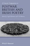 A Concise Companion to Postwar British and Irish Poetry (1405129247) cover image