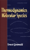 Thermodynamics of Molecular Species (0471012548) cover image