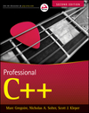 Professional C++, 2nd Edition (0470932449) cover image