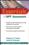 Essentials of 16PF Assessment (0471234249) cover image