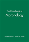 The Handbook of Morphology (063122694X) cover image