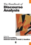 The Handbook of Discourse Analysis (0631205950) cover image