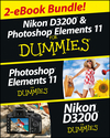 Nikon D3200 and Photoshop Elements For Dummies eBook Set (1118604350) cover image Nikon D3200 and Photoshop Elements For Dummies eBook Set (1118604350) cover image