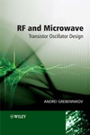 RF and Microwave Transistor Oscillator Design (0470025352) cover image