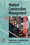 Modern Construction Management, 6th Edition (1405133252) cover image