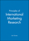 Principles of International Marketing Research (0631193553) cover image