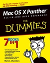 Mac OS X Panther All-in-One Desk Reference for Dummies (0764543253) cover image Mac OS X Panther All-in-One Desk Reference for Dummies (0764543253) cover image
