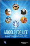 thumbnail image: Models for Life: An Introduction to Discrete Mathematical Modeling with Microsoft Office Excel