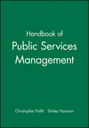 Handbook of Public Services Management (0631193456) cover image