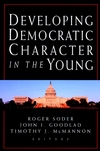 Developing Democratic Character in the Young (0787956856) cover image