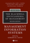 The Blackwell Encyclopedia of Management, Volume 7, Management Information Systems, 2nd Edition (1405100656) cover image