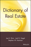 Dictionary of Real Estate (0471013358) cover image