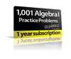 1,001 Algebra I Practice Problems For Dummies (1-Year Online Subscription) (111867555X) cover image 1,001 Algebra I Practice Problems For Dummies (1-Year Online Subscription) (111867555X) cover image