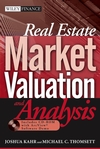 Real Estate Market Valuation and Analysis (0471655260) cover image