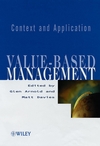 Value-based Management: Context and Application (0471899860) cover image