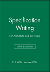 Specification Writing: For Architects and Surveyors, 11th Edition (0632042060) cover image