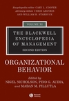 The Blackwell Encyclopedia of Management, Volume 11, Organizational Behavior, 2nd Edition (0631235361) cover image