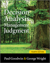 Decision Analysis for Management Judgment, 4th Edition