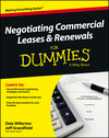 Negotiating Commercial Leases & Renewals For Dummies (1118477464) cover image Negotiating Commercial Leases & Renewals For Dummies (1118477464) cover image
