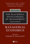 The Blackwell Encyclopedia of Management, Volume 8, Managerial Economics, 2nd Edition (1405100664) cover image