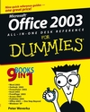 Office 2003 All-in-One Desk Reference For Dummies (1118053265) cover image Office 2003 All-in-One Desk Reference For Dummies (1118053265) cover image