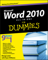 Word 2010 All-in-One For Dummies (0470487666) cover image Word 2010 All-in-One For Dummies (0470487666) cover image