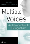 Multiple Voices: An Introduction to Bilingualism (0631219366) cover image