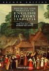 Sources and Debates in English History, 1485 - 1714, 2nd Edition (1405162767) cover image