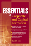 Essentials of Corporate and Capital Formation (0470496568) cover image