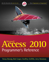 Access 2010 Programmer's Reference (0470591668) cover image