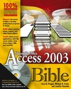 Access 2003 Bible (0764539868) cover image