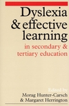 Dyslexia and Effective Learning in Secondary and Tertiary Education (1861560168) cover image