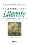 Learning to be Literate: The Development of Spoken and Written Language, 2nd Edition (0631193170) cover image