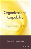 Organizational Capability: Competing from the Inside Out (0471618071) cover image