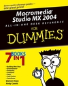 Macromedia Studio MX 2004 All-in-One Desk Reference For Dummies (0764544071) cover image