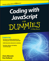 Coding with JavaScript For Dummies (1119056071) cover image Coding with JavaScript For Dummies (1119056071) cover image