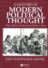 A History of Modern Political Thought: Major Political Thinkers from Hobbes to Marx (1557861471) cover image