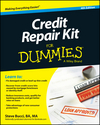 Credit Repair Kit For Dummies, 4th Edition (1118821572) cover image Credit Repair Kit For Dummies, 4th Edition (1118821572) cover image