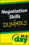 Negotiating Skills In a Day For Dummies (1118491173) cover image Negotiating Skills In a Day For Dummies (1118491173) cover image