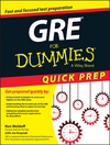 GRE For Dummies Quick Prep (1119068673) cover image GRE For Dummies Quick Prep (1119068673) cover image