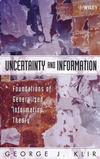 Uncertainty and Information: Foundations of Generalized Information Theory (0471748676) cover image