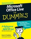 Microsoft Office Live For Dummies (0470198877) cover image Microsoft Office Live For Dummies (0470198877) cover image