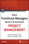 What Functional Managers Need to Know About Project Management (0470525479) cover image