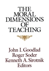 The Moral Dimensions of Teaching (1555426379) cover image