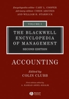 The Blackwell Encyclopedia of Management, Volume 1, Accounting, 2nd Edition (140511827X) cover image