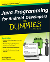 Java Programming for Android Developers For Dummies (1118504380) cover image Java Programming for Android Developers For Dummies (1118504380) cover image